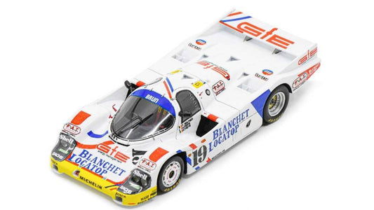 MODELLINO IN SCALA COMPATIBILE CON PORSCHE 956 N.19 LM 1986 T.BOUTSEN-D.THEYS-FERTE' 1:43 SPARK MODEL S9870