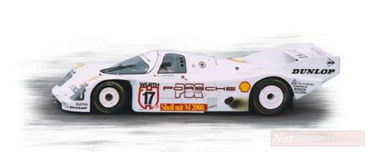 MODELLINO IN SCALA COMPATIBILE CON PORSCHE 962 C N.17 WINNER SUPERCUP NURBURGRING 1987 H.J.STUCK 1:18 NOREV NV187412