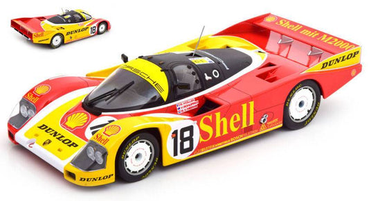 MODELLINO IN SCALA COMPATIBILE CON PORSCHE 962 C SHELL N.18 LM 1988 WOLLEK-SCHUPPAN v.d.MERVE 1:18 NOREV NV187414