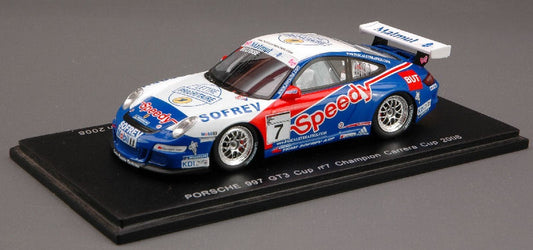 SCALE MODEL COMPATIBLE WITH PORSCHE 997 N.7 CARRERA CUP 08 1:43 SPARK MODEL MX014