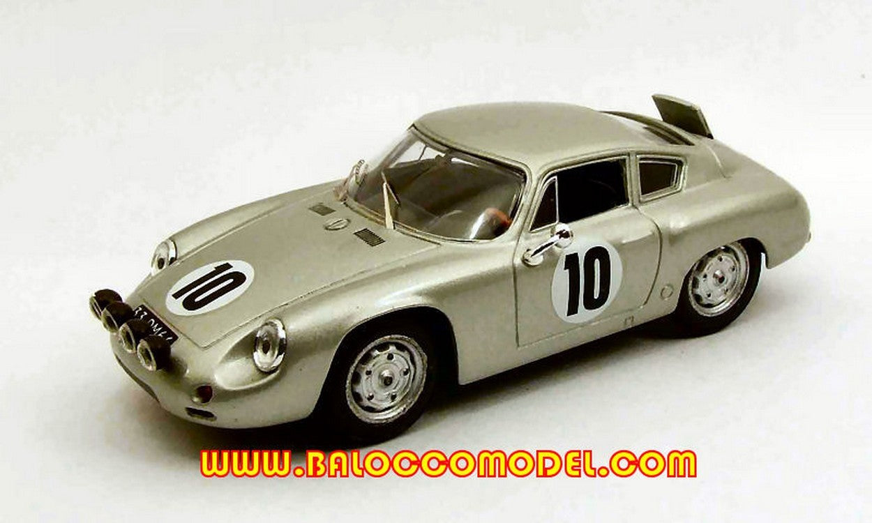 MODELLINO IN SCALA COMPATIBILE CON PORSCHE ABARTH N.10 RALLY CATALUNAS 1965 HOSPITALIER-PERIE 1:43 BEST MODEL BT9450