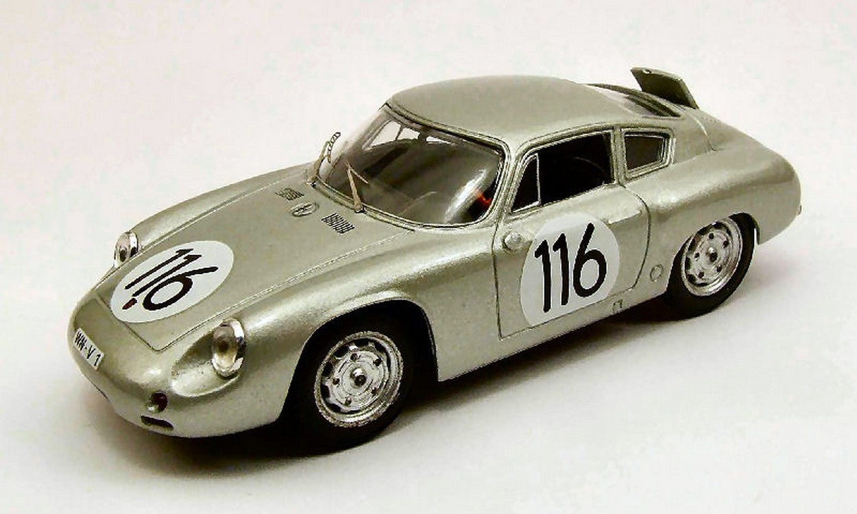 MODELLINO IN SCALA COMPATIBILE CON PORSCHE ABARTH N.116 6th TARGA FLORIO 1960 LINGE-STRAHLE-LISSMANN 1:43 BEST MODEL BT9412