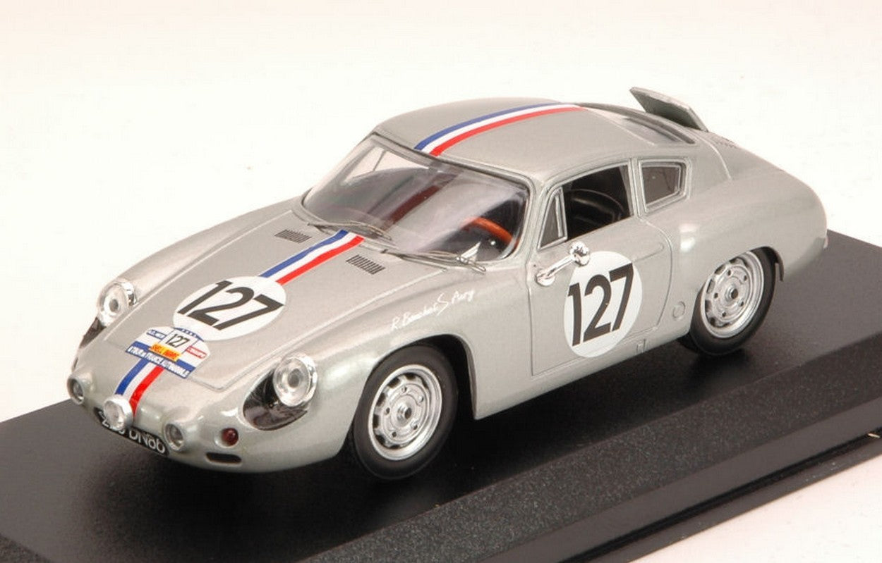 SCALE MODEL COMPATIBLE WITH PORSCHE ABARTH N.127 TOUR DE FRANCE 1961 BOUCHET-AURY 1:43 BEST MODEL BT9580