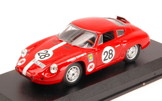 SCALE MODEL COMPATIBLE WITH PORSCHE ABARTH N.28 12th (2nd CL.) 1000 KM NURBURG.1963 KRUNIS-SCHILLER BEST MODEL BT9591