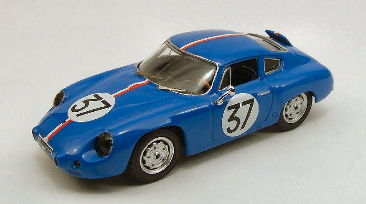 MODELLINO IN SCALA COMPATIBILE CON PORSCHE ABARTH N.37 DNF LE MANS 1961 P.MONNERET-R.BUCHET 1:43 BEST MODEL BT9404