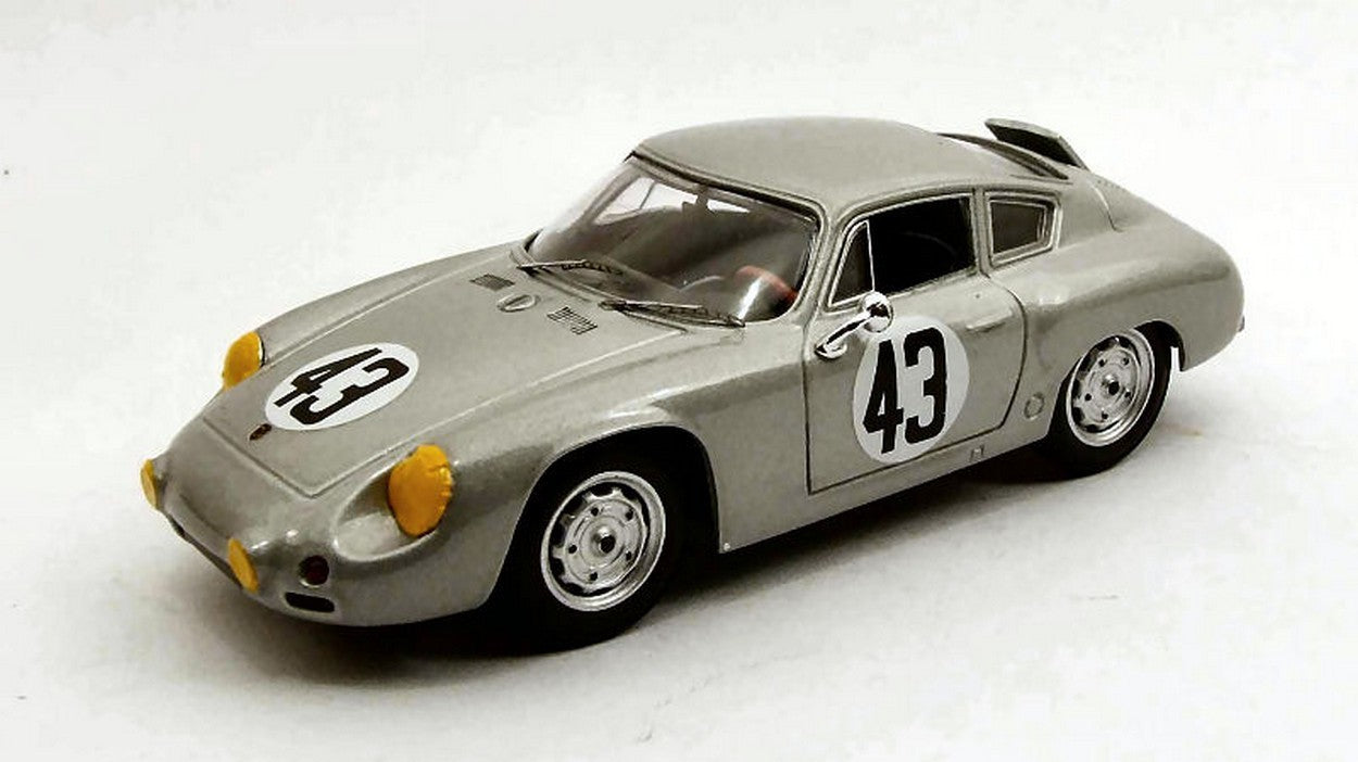 SCALE MODEL COMPATIBLE WITH PORSCHE ABARTH N.43 10th 12 H SEBRING 1963 BARTH-LINGE 1:43 BEST MODEL BT9465