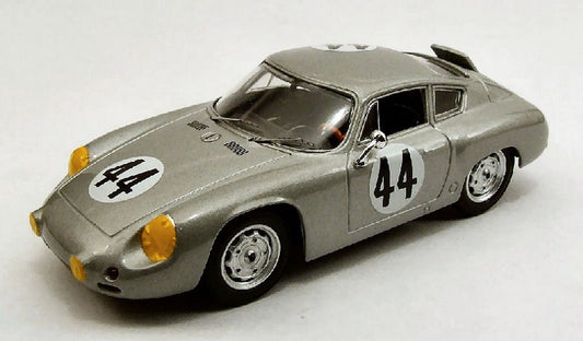 MODELLINO IN SCALA COMPATIBILE CON PORSCHE ABARTH N.44 9th (1st GT2) 12 H SEBRING 1963 WESTER-HOLBERT 1:43 BEST MODEL BT9375