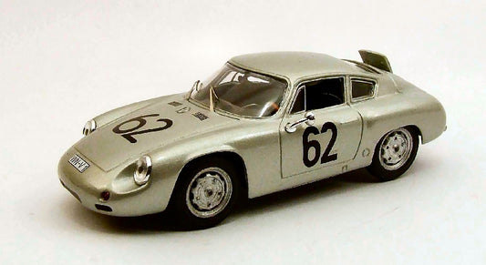 MODELLINO IN SCALA COMPATIBILE CON PORSCHE ABARTH N.62 12th TARGA FLORIO 1962 KOCH-VON SCHROTER 1:43 BEST MODEL BT9437