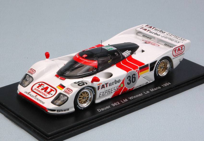 MODELLINO IN SCALA COMPATIBILE CON PORSCHE DAUER N.36 WINNER LM 1994 BALDI-DALMAS-HAYWOOD 1:43 REPRO SPARK MODEL 43LM94