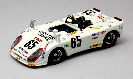 MODELLINO IN SCALA COMPATIBILE CON PORSCHE FLUNDER N.65 19th LM 1974 C.POIROT-J.RONDEAU 1:43 BEST MODEL BT9309