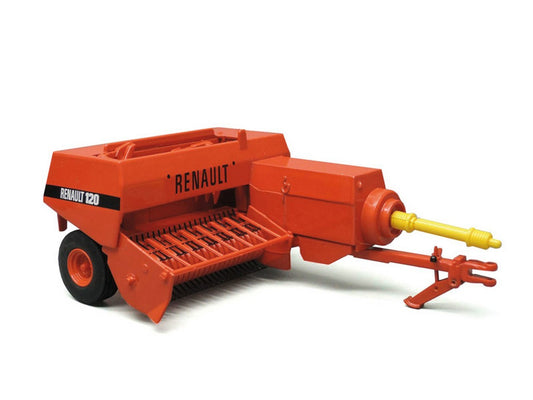 SCALE MODEL COMPATIBLE WITH VINTAGE RENAULT 120 BALE PRESS 1:32 REPLICAGRI REPLI130