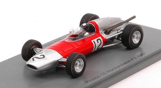 SCALE MODEL COMPATIBLE WITH PROTOS 16 ERIC OFFENSTADT 1967 N.12 HOCKENHEIM F2 1:43 SPARK MODEL S7567