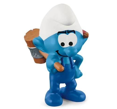 SCALE MODEL COMPATIBLE WITH SCHLEICH WORKER SMURF SCH20832 3D FIGURES