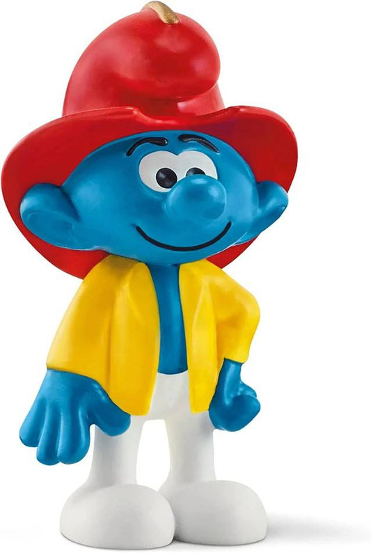 SCALE MODEL COMPATIBLE WITH SCHLEICH FIREMAN SMURF 3D FIGURES SCH20833