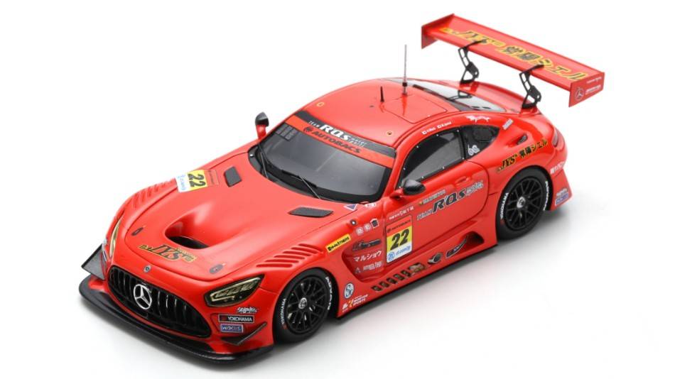 MODELLINO IN SCALA COMPATIBILE CON R'Qs AMG GT3 N.22 GT300 SUPER GT 2022 HISASHI WADA-MASAKI JYONAI 1:43 SPARK MODEL SGT044