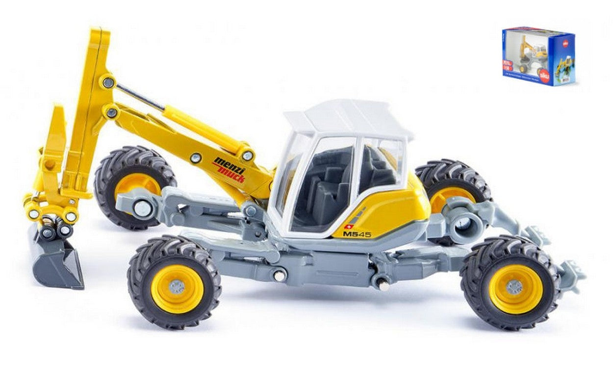 SCALE MODEL COMPATIBLE WITH SPIDER MENZI MUCK EXCAVATOR 1:50 SIKU SK3548