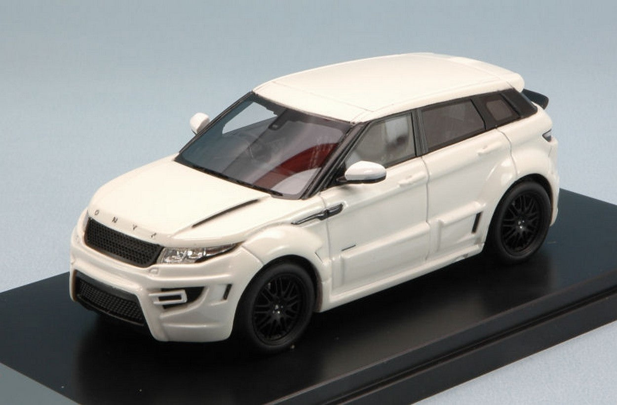 SCALE MODEL COMPATIBLE WITH RANGE ROVER EVOQUE ONYX ROGUE EDITION 2012 WHITE 1:43 PREMIUMX PR0273