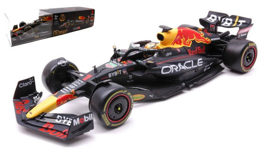 MODELLINO IN SCALA COMPATIBILE CON RED BULL N.1 WINN.ABU DHABI GP 2022 M.VERSTAPPEN W/HARD CASE 1:24 BURAGO BU28026V