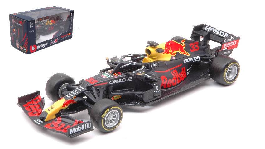 SCALE MODEL COMPATIBLE WITH RED BULL RB16B MAX VERSTAPPEN 2021 N.33 1:43 BURAGO BU38055V