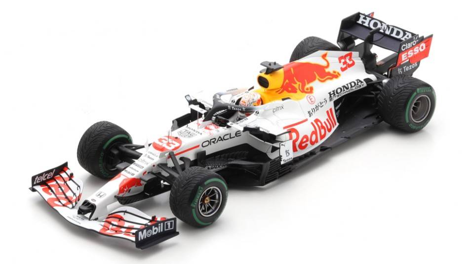 MODELLINO IN SCALA COMPATIBILE CON RED BULL RB16B MAX VERSTAPPEN 2021 N.33 2nd TURKISH GP REPRODUCTION 1:18 SPARK MODEL 18S605