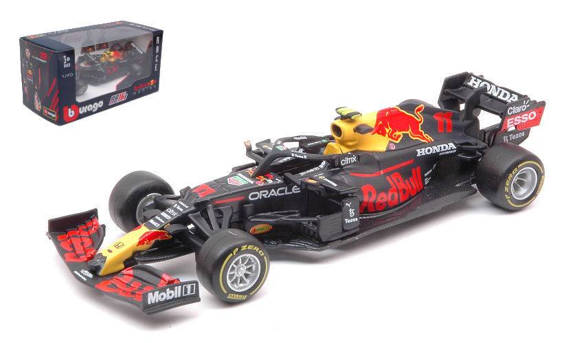 SCALE MODEL COMPATIBLE WITH RED BULL RB16B SERGIO PEREZ 2021 N.11 1:43 BURAGO BU38055P