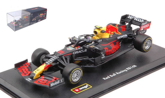 SCALE MODEL COMPATIBLE WITH RED BULL RB16B SERGIO PEREZ 2021 N.11 SIGNATURE 1:43 BURAGO BU38056P