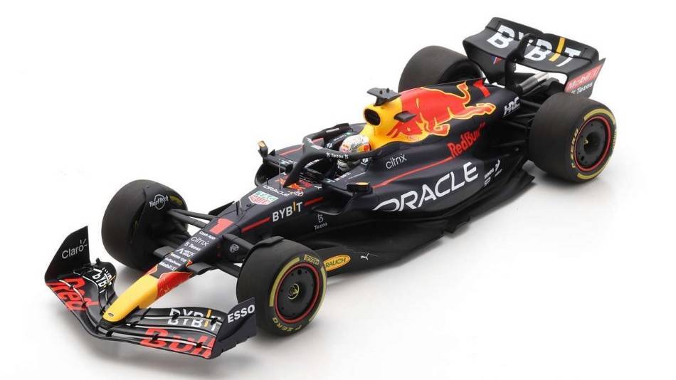 MODELLINO IN SCALA COMPATIBILE CON RED BULL RB18 MAX VERSTAPPEN 2022 N.1 WINNER BELGIAN GP 1:18 SPARK MODEL 18S772