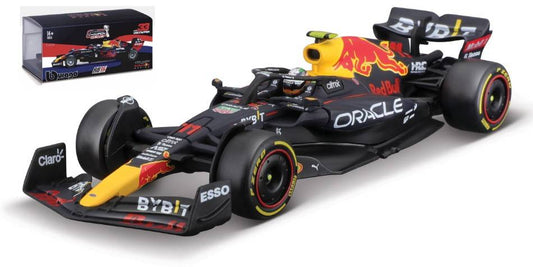 MODELLINO IN SCALA COMPATIBILE CON RED BULL RB18 N.11 SERGIO PEREZ 2022 SIGNATURE W/HELMET 1:43 BURAGO BU38062P