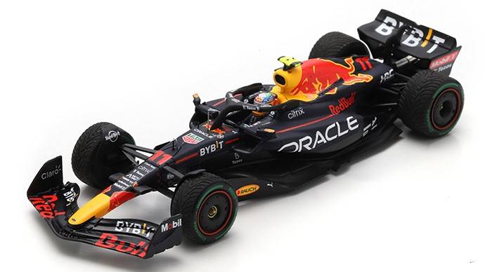 SCALE MODEL COMPATIBLE WITH RED BULL SERGIO PEREZ 2022 N.11 WINNER SINGAPORE GP 1:43 SPARK MODEL S8560