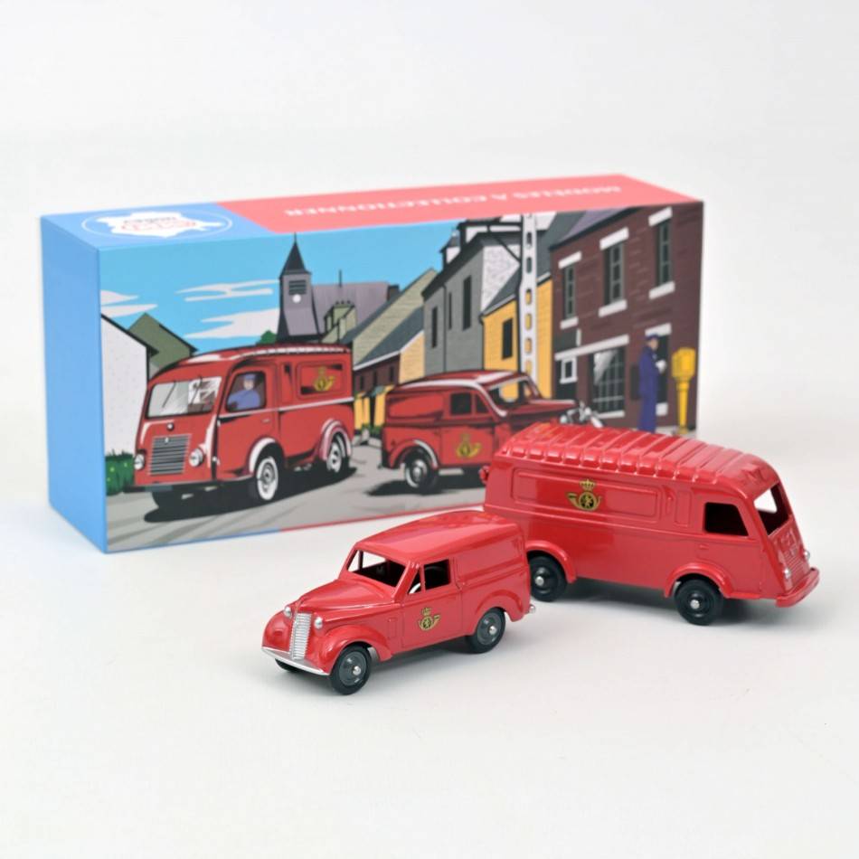 SCALE MODEL COMPATIBLE WITH RENAULT 1000 KGS ET DAUPHINOISE BELGIAN POST PACK 1:43 NOREV NVC36102