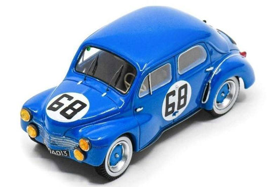 MODELLINO IN SCALA COMPATIBILE CON RENAULT 4CV 1063 N.68 LM 1952 E.DE REGIBUS-M.PORTA 1:43 SPARK MODEL S5221