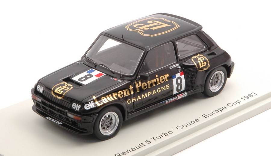 MODELLINO IN SCALA COMPATIBILE CON RENAULT 5 TURBO N.8 RENAULT 5 EUROCUP 1983 HENRI COCHIN 1:43 SPARK MODEL S5557