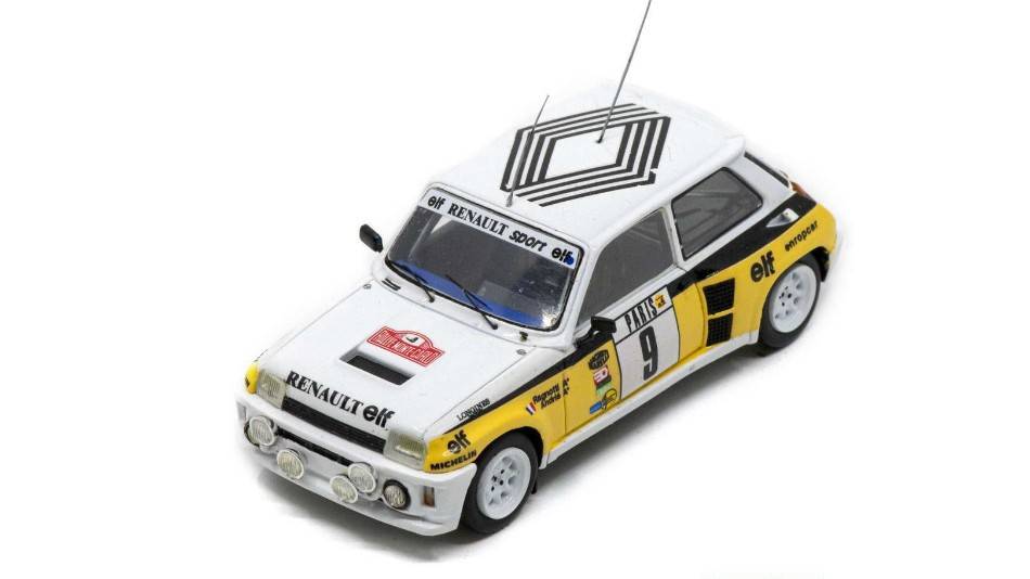 SCALE MODEL COMPATIBLE WITH RENAULT 5 TURBO N.9 7th RALLY MONTE CARLO 1983 J.RAGNOTTI-JMANDRIE' SPARK MODEL S6025