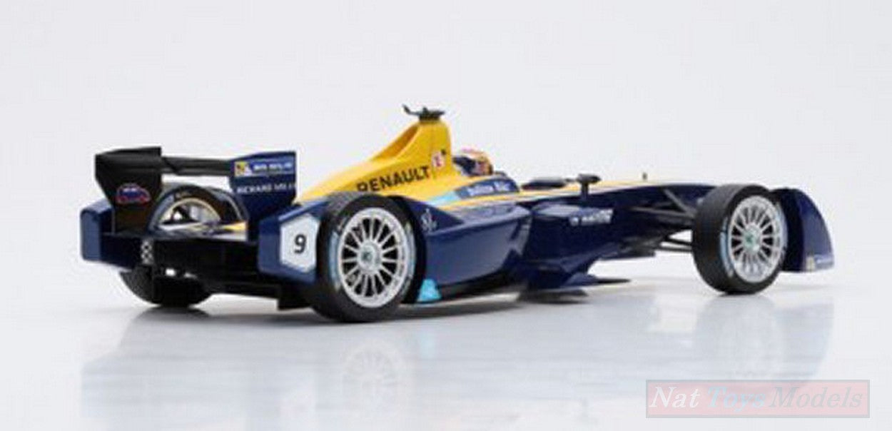 MODELLINO IN SCALA COMPATIBILE CON RENAULT e.dams S.BUEMI N.9 CHAMPION SEASON 2 2016 FORMULA "E" 1:18 SPARK MODEL S18FE02