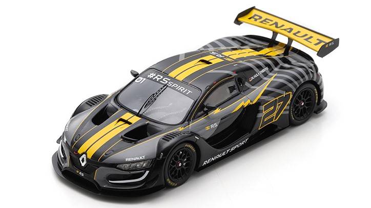 MODELE REDUIT COMPATIBLE AVEC RENAULT NICO HULKENBERG 2018 N.27 MONACO GP 1:43 SPARK MODEL S7077