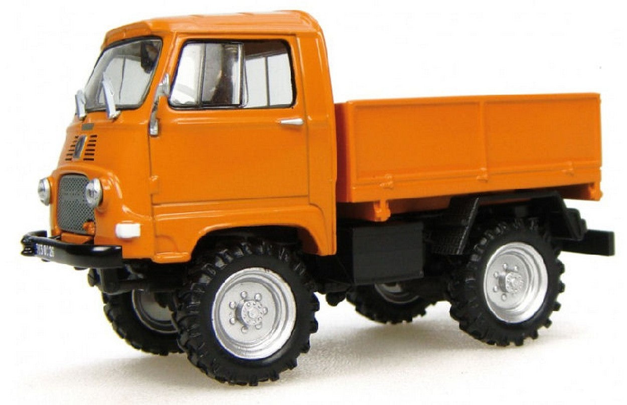 SCALE MODEL COMPATIBLE WITH RENAULT SIMPAR CASTOR 1200D 1965 ORANGE 1:43 UNIVERSAL HOBBIES UH6055