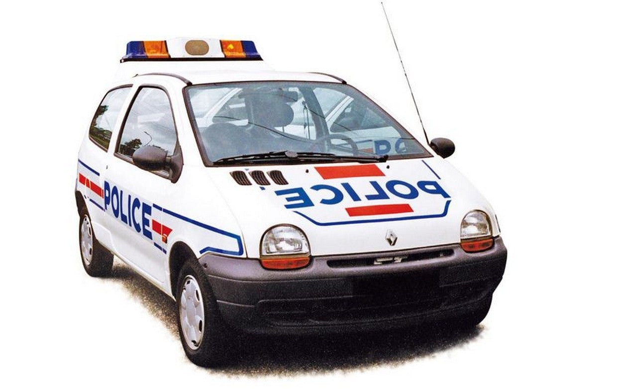 MODELLINO IN SCALA COMPATIBILE CON RENAULT TWINGO 1995 POLICE 1:18 NOREV NV185296