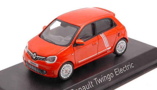 SCALE MODEL COMPATIBLE WITH RENAULT TWINGO ELECTRIC VIBES 2021 VALENCIA ORANGE 1:43 NOREV NV517420