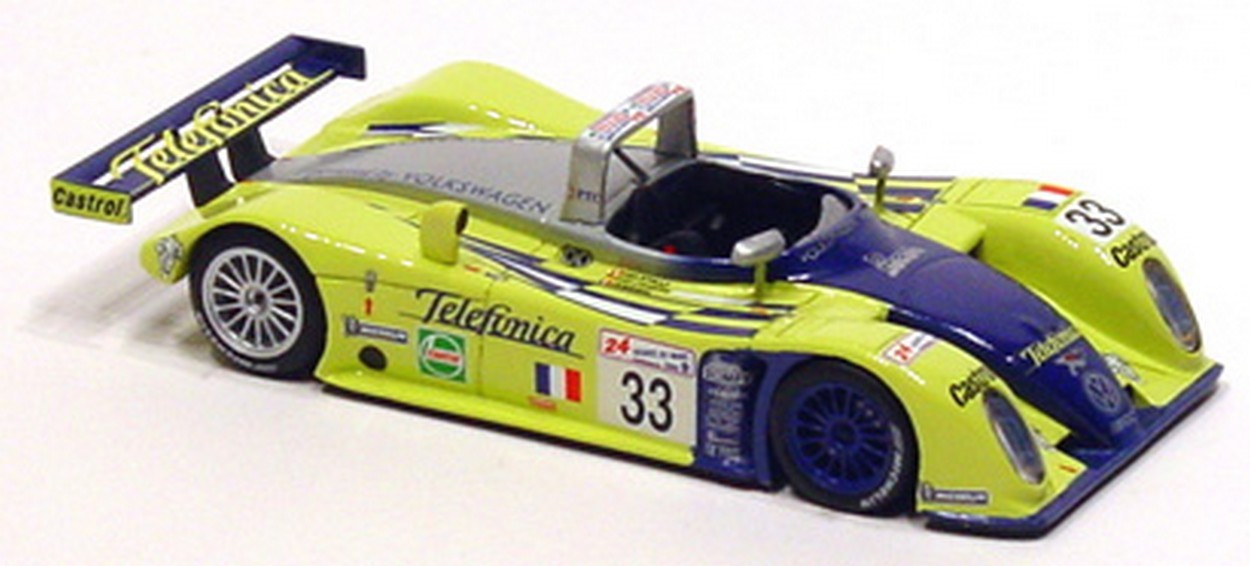 SCALE MODEL COMPATIBLE WITH REYNARD 2 KQ VOLKSWAGEN N.33 LM 00 SPARK MODEL SCYD03