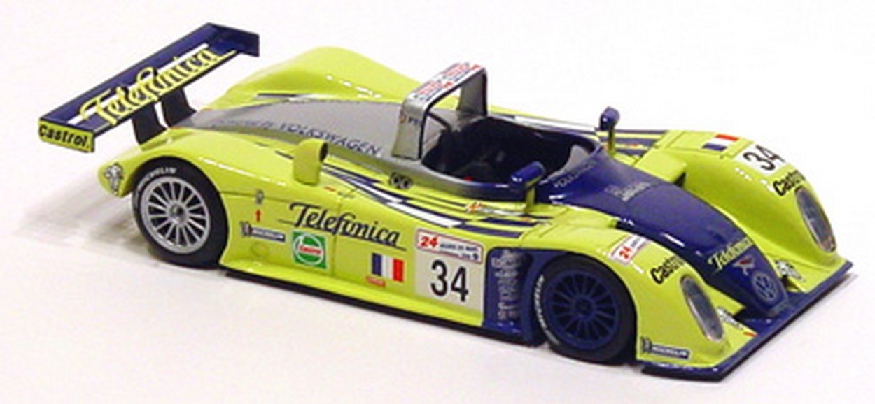 SCALE MODEL COMPATIBLE WITH REYNARD 2 KQ VOLKSWAGEN N.34 LM 00 SPARK MODEL SCYD04