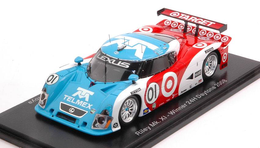 SCALE MODEL COMPATIBLE WITH RILEY MK.XI N.01 24 H DAYTONA 2008 MONTOYA-ROJAS 1:43 SPARK MODEL S43DA08