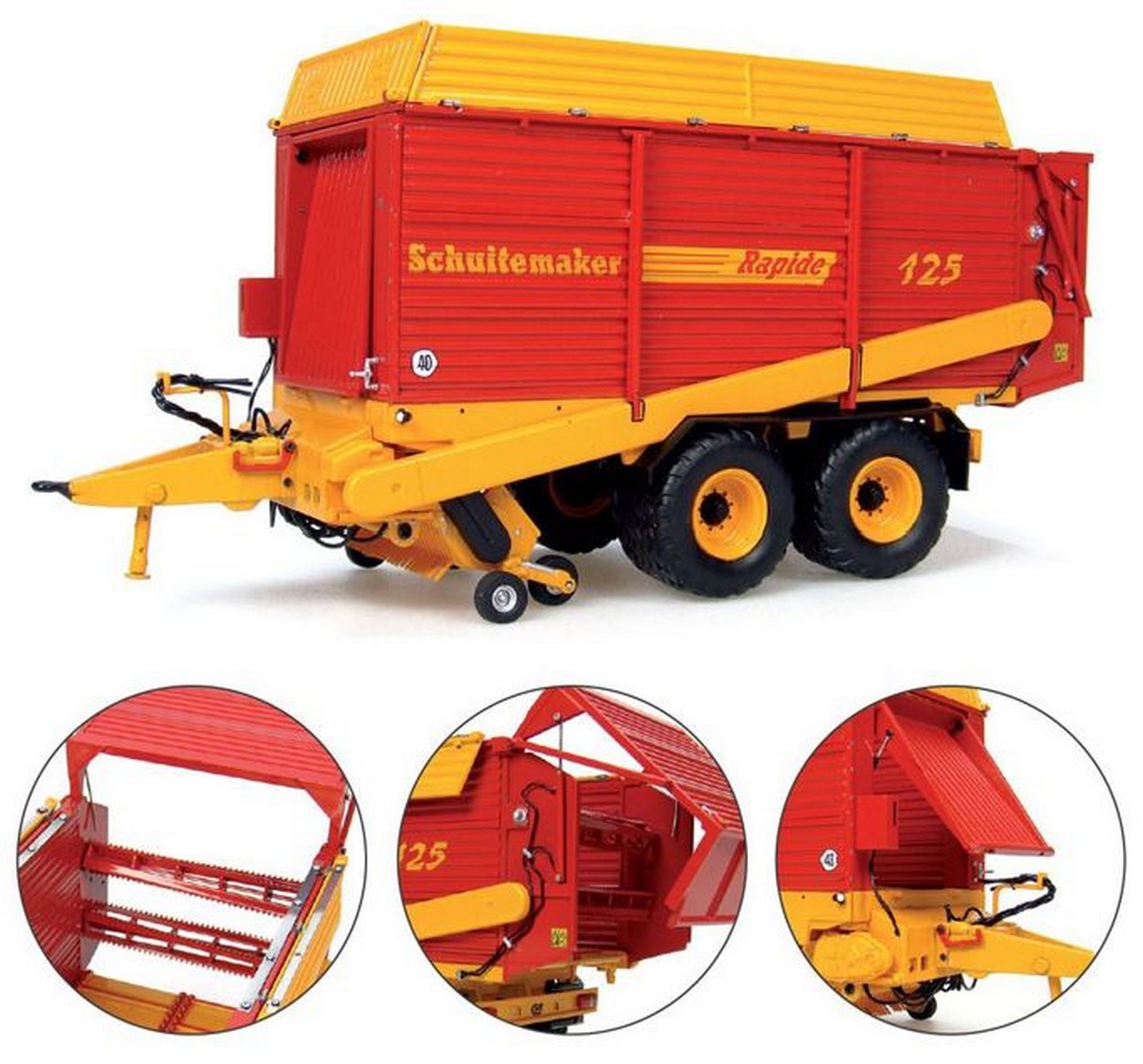 SCALE MODEL COMPATIBLE WITH SCHUITEMAKER RAPIDE 125 TRAILER 1:32 UNIVERSAL HOBBIES UH2839