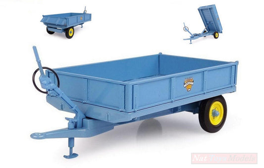 MODELLINO IN SCALA COMPATIBILE CON RIMORCHIO WEEKS HI-SIDE 3,5 ton HYDRAULIC TIPPING TRAILER 1:32 UNIVERSAL HOBBIES UH6229