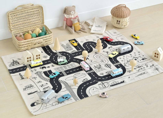 MODELLINO IN SCALA COMPATIBILE CON ROADS OF FRANCE PERCORSO SU TELA PLAYSET NOREV NVT24000