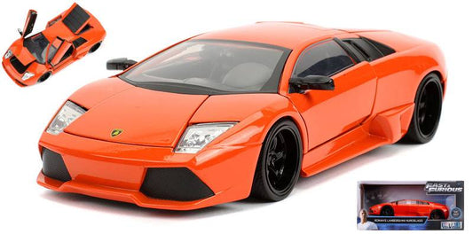 SCALE MODEL COMPATIBLE WITH ROMAN'S LAMBORGHINI MURCIELAGO ORANGE FAST &amp; FURIOUS 1:24 JADA TOYS JADA30765