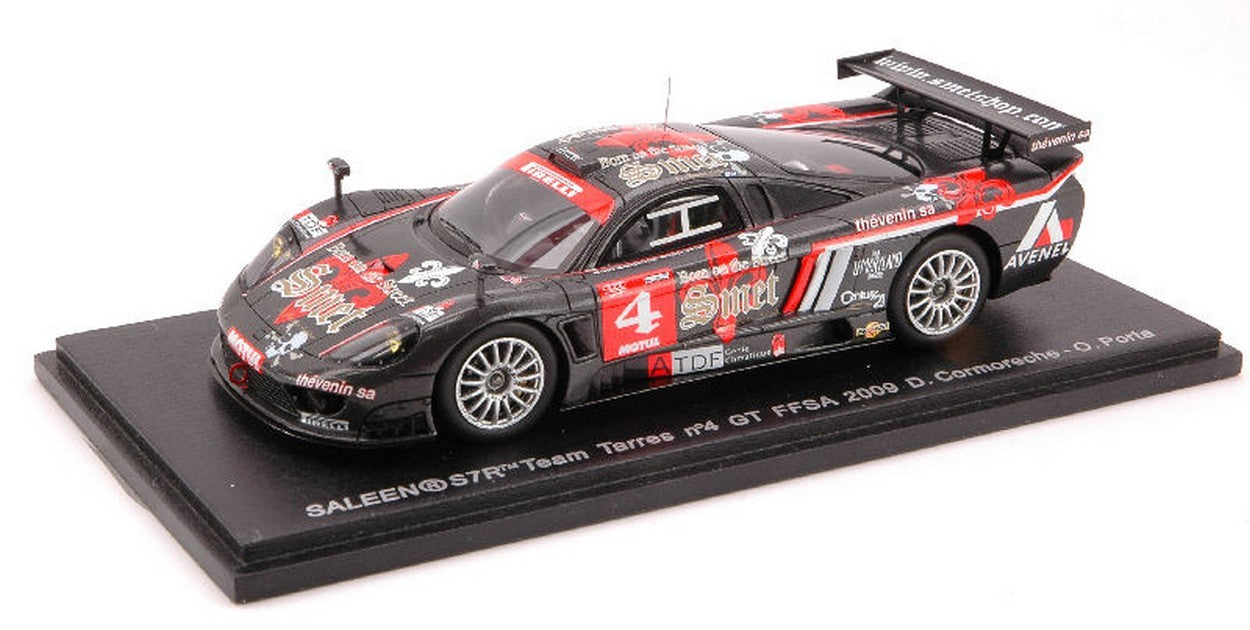 SCALE MODEL COMPATIBLE WITH SALEEN N.4 GT FFSA 2009 1:43 SPARK MODEL MX016