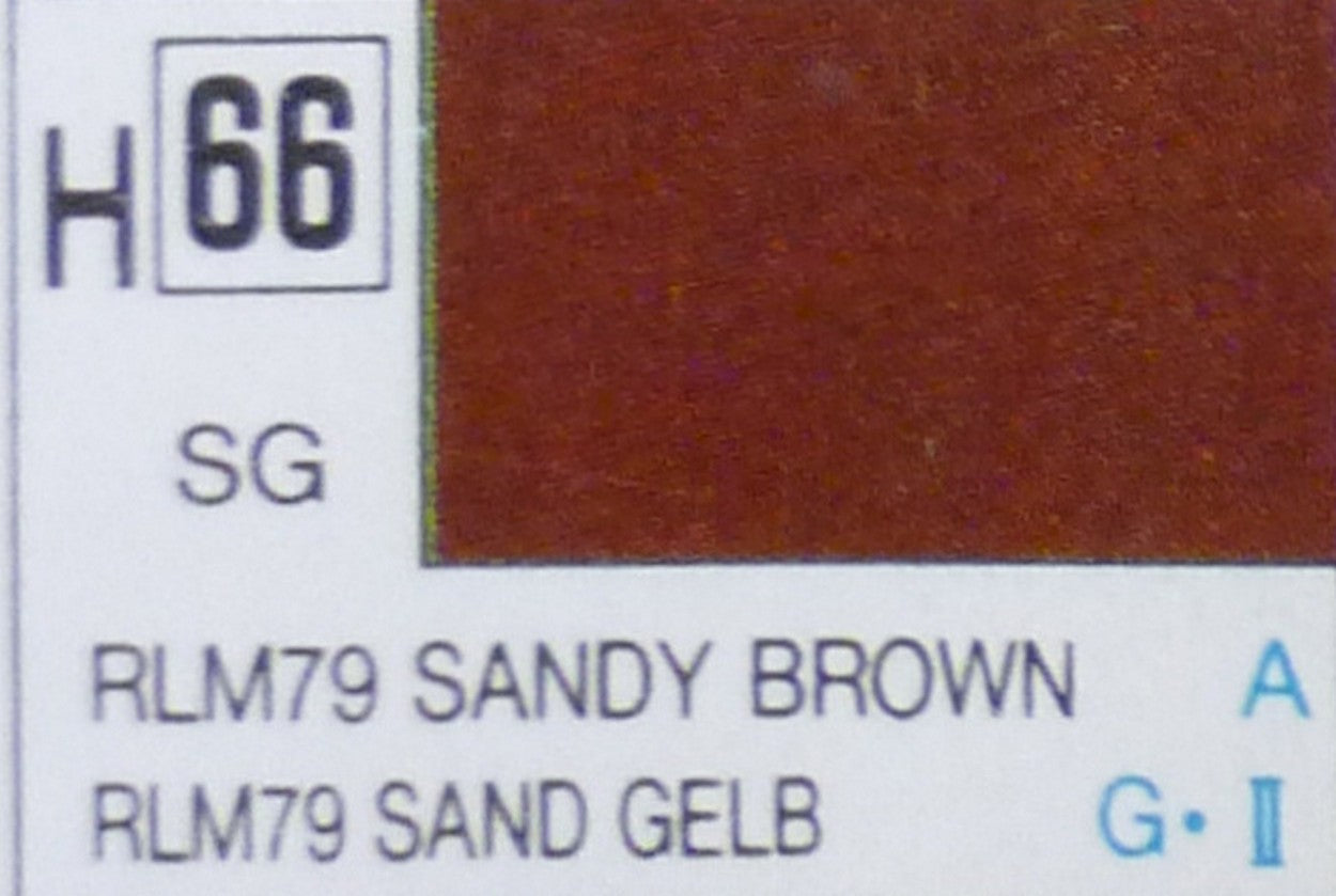 MODELING COLORS SANDY BROWN SEMI-GLOSS ml 10 Pcs.6 GUNZE GU0066