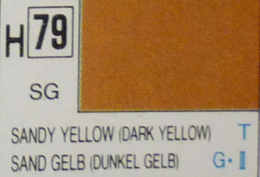 COLORI MODELLISMO SANDY YELLOW SEMI-GLOSS ml 10 Pz.6 GUNZE GU0079