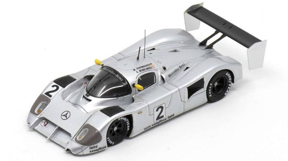 MODELLINO IN SCALA COMPATIBILE CON SAUBER MERCEDES C291 N.2 WINNER 430 KM AUTOPOLIS 1991 M.SCHUMACHER-K.WEN SPARK MODEL S8187