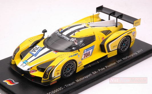 SCALE MODEL COMPATIBLE WITH SCG003C N.704 NURBURGRING 2017 WESTPHAL-MAILLEUX-SIMONSEN-LASER 1:43 SPARK MODEL SG334